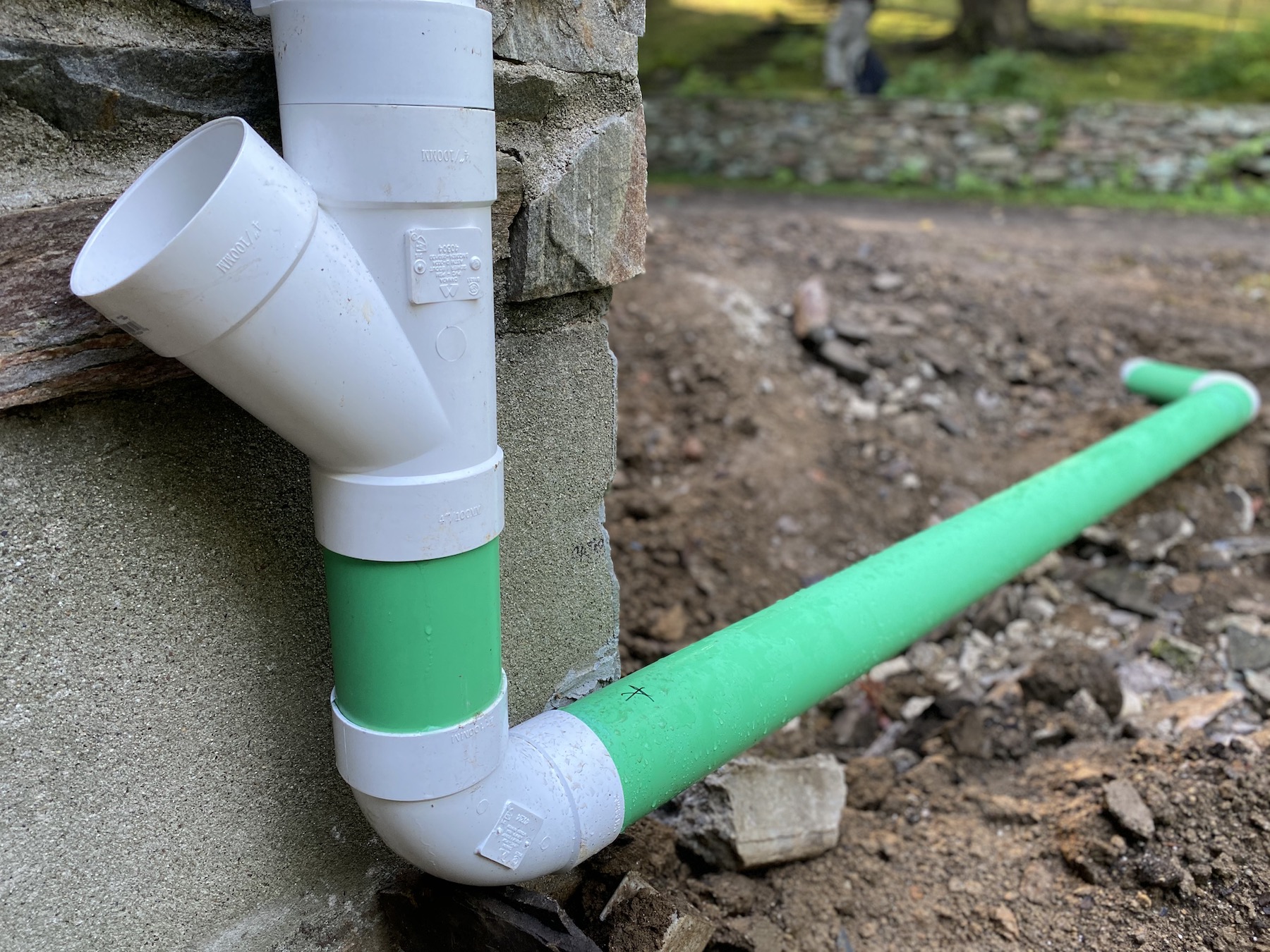 Downspout Drainage Extensions Downspout Extension For Landscape Drainage Issue