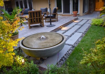 Fountain And Hardscape In Bryn Mawr PA